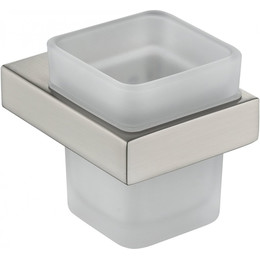 Стакан для зубных щеток Grocenberg AC0021NK, цвет никель - фото 