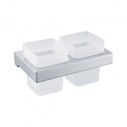 Двойной стакан для зубных щеток Grocenberg AC0022CR - фото 