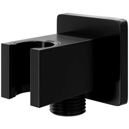 Шланговое подсоединение Grocenberg GB101BL, чёрный матовый - фото 