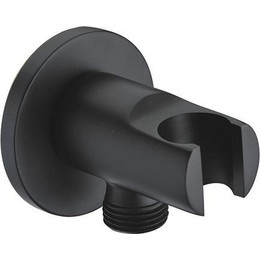 Шланговое подсоединение Grocenberg GB102BL, чёрный матовый - фото 