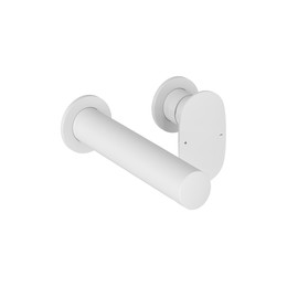 Смеситель для раковины настенный Ravak Spring SG 019.10WHM X070568, белый матовый - фото 