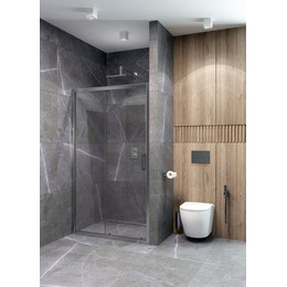 Душевая дверь EvaGold 110 см EG220017, хром/прозрачное - фото 