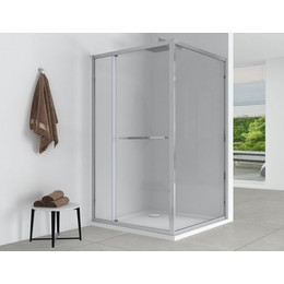 Душевое ограждение EvaGold 120х80 см EG220080, хром/прозрачное - фото 