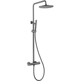 Душевая стойка с термостатом Abber Kreis AF8160NG, никель, Цвет производителя: никель - фото 