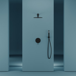 Душевая система для душа Sancos Select SC3003MB, чёрный матовый - фото 