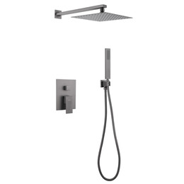Душевая система для душа Abber Daheim AF8219NG, никель - фото 