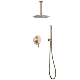 Душевая система для душа Abber Emotion AF8821G, золото матовый - фото 