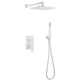Душевая система для душа Abber Weiss Insel AF8018FW, белый матовый - фото 
