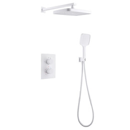 Душевая система для душа с термостатом Abber Weiss Insel AF8051W, белый - фото 