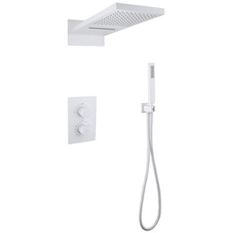 Душевая система для душа с термостатом Abber Weiss Insel AF8052W, белый - фото 
