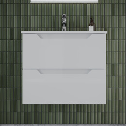 Тумба подвесная с раковиной Sancos Norma 2.0 60 см NR2.060W - фото 