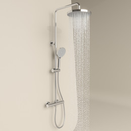 Душевая стойка с термостатом Sancos Teo SC11001CH - фото 