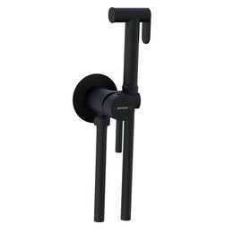 Набор для гигиенического душа Sancos Start SC1001MB, чёрный матовый (со скрытой частью) - фото 