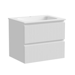 Тумба подвесная с раковиной Sancos Snob T 60 см SNT60W, Bianco - фото 