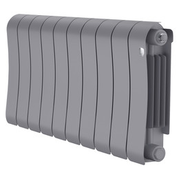 Радиатор Royal Thermo Infinity 300 Silver Satin 800x370 мм (10 секций) - фото 