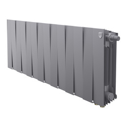 Радиатор Royal Thermo PianoForte 300 Silver Satin VDR80 1120x380 мм (14 секций) - фото 
