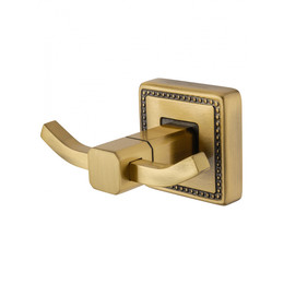 Двойной крючок Wonzon & Woghand Roma WW-7225, цвет бронза брашированная - фото 