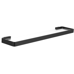 Стеклянная полка Wonzon & Woghand Lotte WW-8327A-MB, цвет чёрный матовый - фото 
