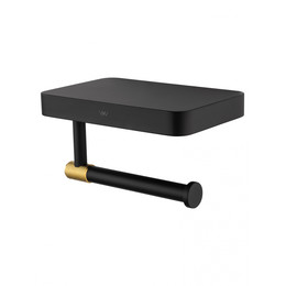 Держатель для туалетной бумаги Wonzon & Woghand Majestic WW-9226, цвет чёрный - фото 