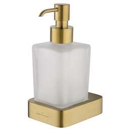 Дозатор для жидкого мыла Wonzon & Woghand Lotte WW-8333-BG, цвет золото брашированное - фото 