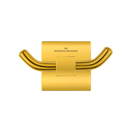 Двойной крючок Wonzon & Woghand Polo WW-8925-DG, цвет золото глянцевое - фото 