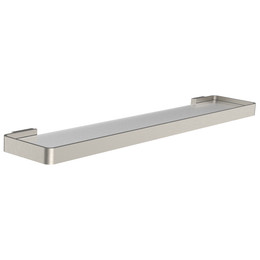 Стеклянная полка Wonzon & Woghand Lotte WW-8327A-BN, цвет никель брашированный - фото 