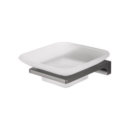 Мыльница Wonzon & Woghand Eclipse WW-9122-GM, цвет тёмный графит брашированный - фото 