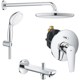 Набор смесителей 4 в 1 для ванны Grohe BauEdge 1000190 - фото 