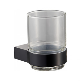 Стакан для зубных щеток Wonzon & Woghand Carbon WW-7721, цвет чёрный матовый - фото 