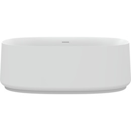 Ванна отдельностоящая Cezares Lux 170x82 см CZR-LUX-CENTRAL-170-82-58-MATT, белый матовый - фото 