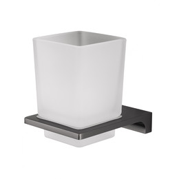 Стакан для зубных щеток Wonzon & Woghand Eclipse WW-9121-BGM, цвет тёмный графит брашированный - фото 