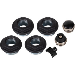 Набор присоединительный Royal Thermo 1"х1/2", чёрный - фото 