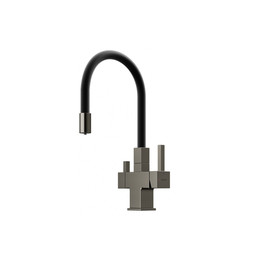 Смеситель для кухни Sancos Arno SC4005GG, вороненая сталь/чёрный - фото 