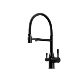 Смеситель для кухни Sancos Garda SC4009MB, чёрный матовый/чёрный - фото 