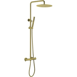 Душевая стойка с термостатом Allen Brau Fantasy 5.11001-GB, золото - фото 