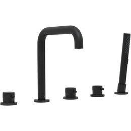 Смеситель для ванны Allen Brau Priority 5.31007-31, чёрный матовый - фото 