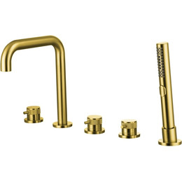 Смеситель для ванны Allen Brau Priority 5.31007-GB, золото - фото 