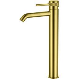 Смеситель для раковины высокий Allen Brau Priority 5.31A02-GB, золото - фото 