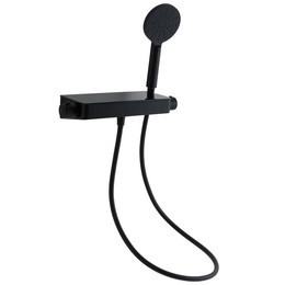 Смеситель для душа с термостатом Allen Brau Fantasy 5.11002-31, чёрный матовый - фото 