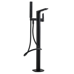 Смеситель для ванны Allen Brau Infinity 5.21009-31 (со скрытой частью) чёрный матовый - фото 