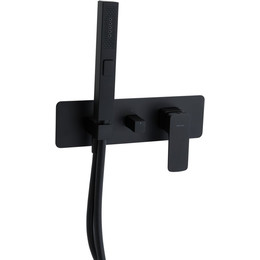 Смеситель для душа Allen Brau Infinity 5.21011-31 (со скрытой частью) чёрный матовый - фото 