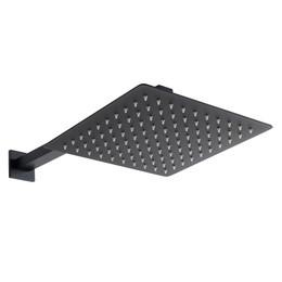 Верхний душ Allen Brau Infinity 250х250 мм 5.21019-31, чёрный матовый - фото 