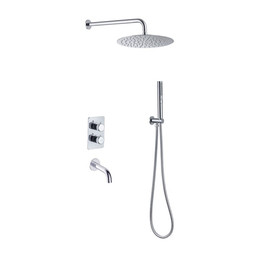 Душевая система для ванны с термостатом Allen Brau Priority 5.31014-00 - фото 
