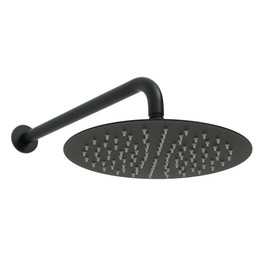 Верхний душ Allen Brau Priority 250 мм 5.31017-31, чёрный матовый - фото 