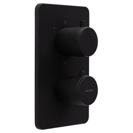 Смеситель для ванны с термостатом Allen Brau Priority 5.31314-31 (со скрытой частью) чёрный матовый - фото 