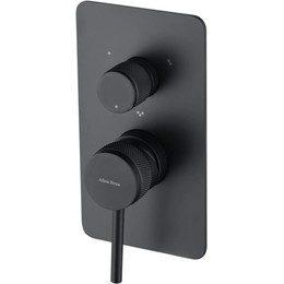 Смеситель для ванны Allen Brau Priority 5.31A11-31 (со скрытой частью) чёрный матовый - фото 