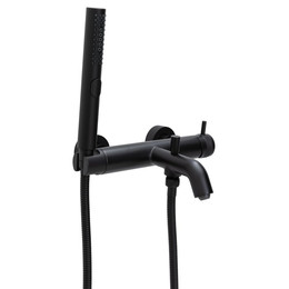 Смеситель для ванны Allen Brau Priority 5.31D10-31, чёрный матовый - фото 