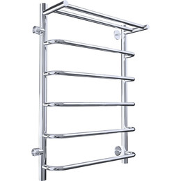 Полотенцесушитель водяной Тругор Идеал ПМ1 с полкой и боковым подводом П6 500х800 мм L 00-00026991 - фото 