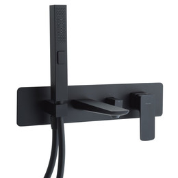 Смеситель для ванны Allen Brau Infinity 5.21007-31 (со скрытой частью) чёрный матовый - фото 