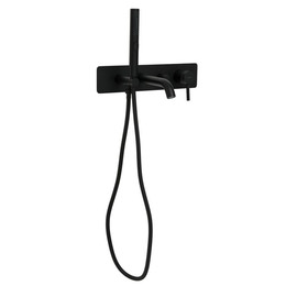 Смеситель для ванны Allen Brau Priority 5.31006-31 (со скрытой частью) чёрный матовый - фото 